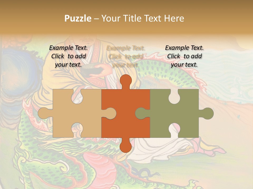 Buddhism Oriental Religion PowerPoint Template