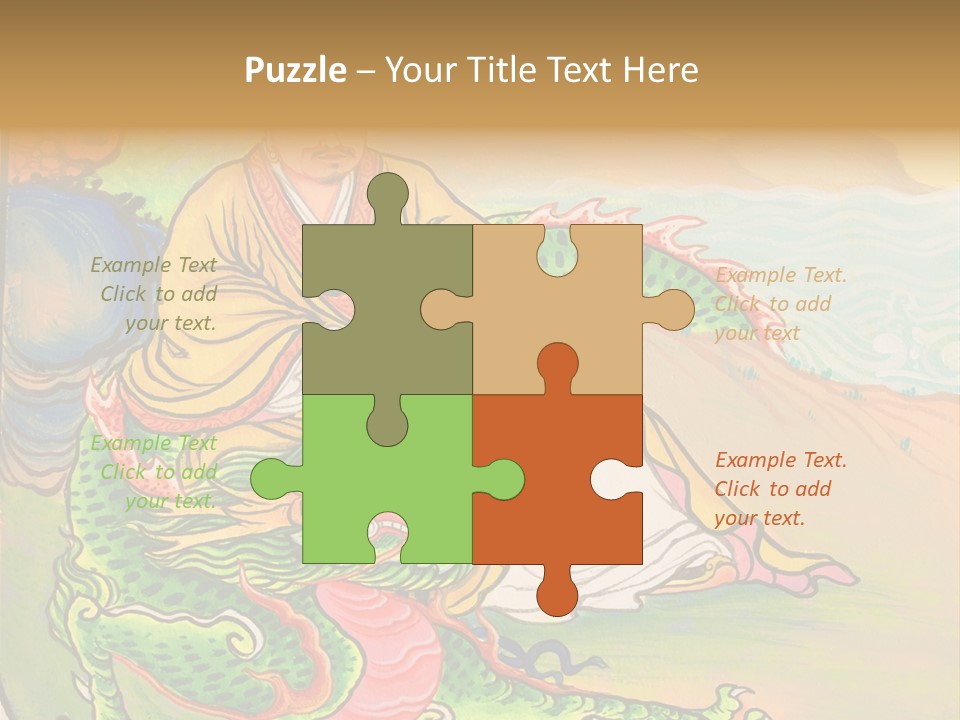 Buddhism Oriental Religion PowerPoint Template