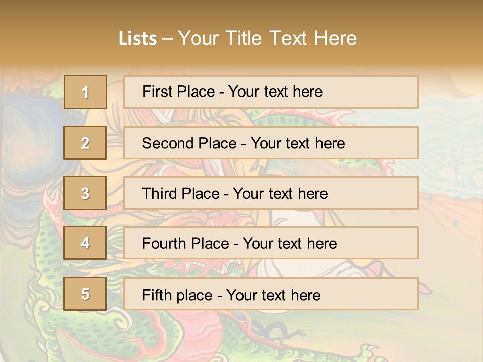 Buddhism Oriental Religion PowerPoint Template