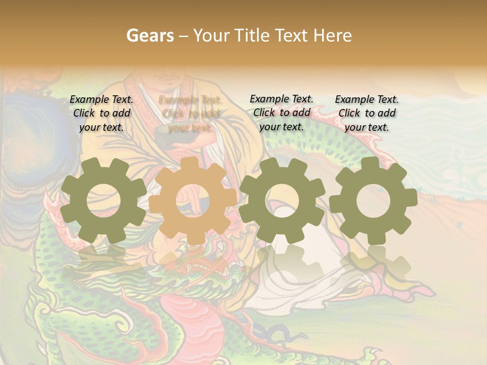 Buddhism Oriental Religion PowerPoint Template