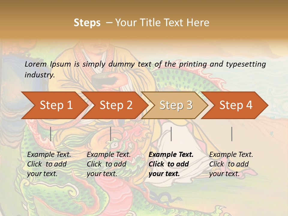 Buddhism Oriental Religion PowerPoint Template