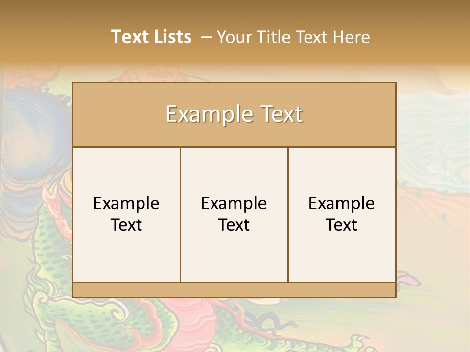 Buddhism Oriental Religion PowerPoint Template