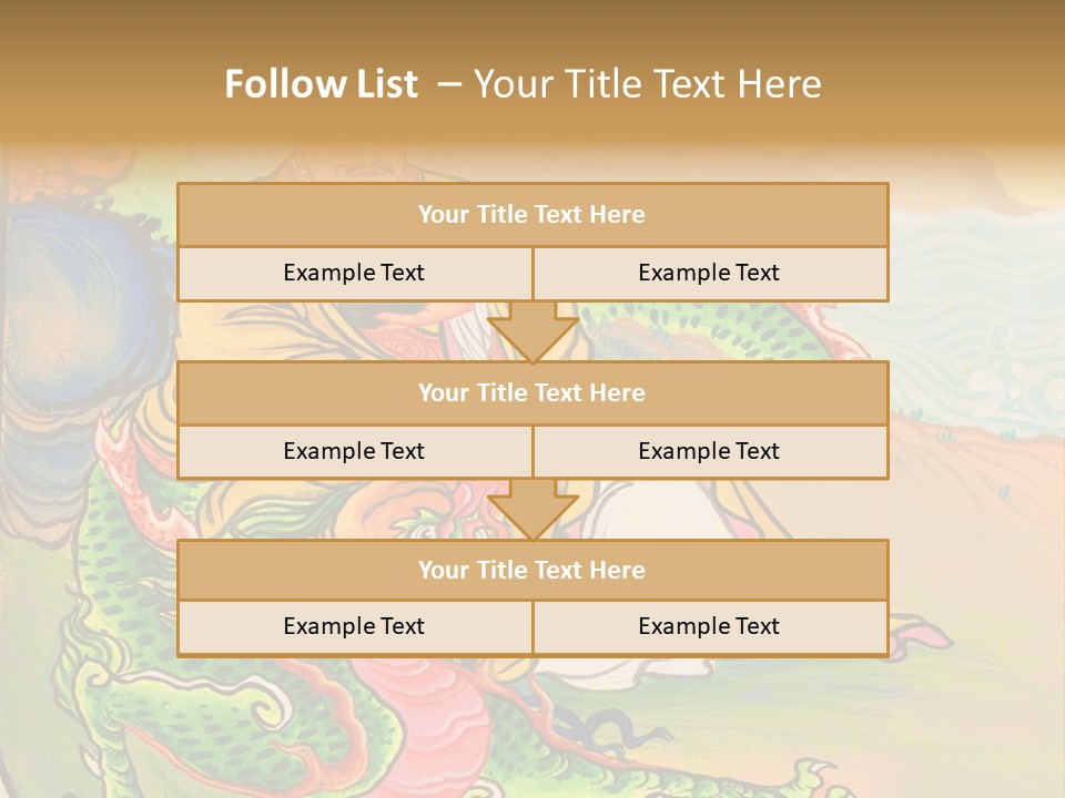 Buddhism Oriental Religion PowerPoint Template