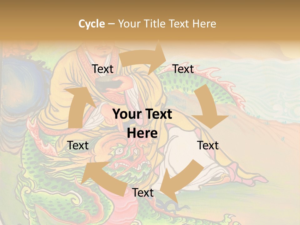 Buddhism Oriental Religion PowerPoint Template