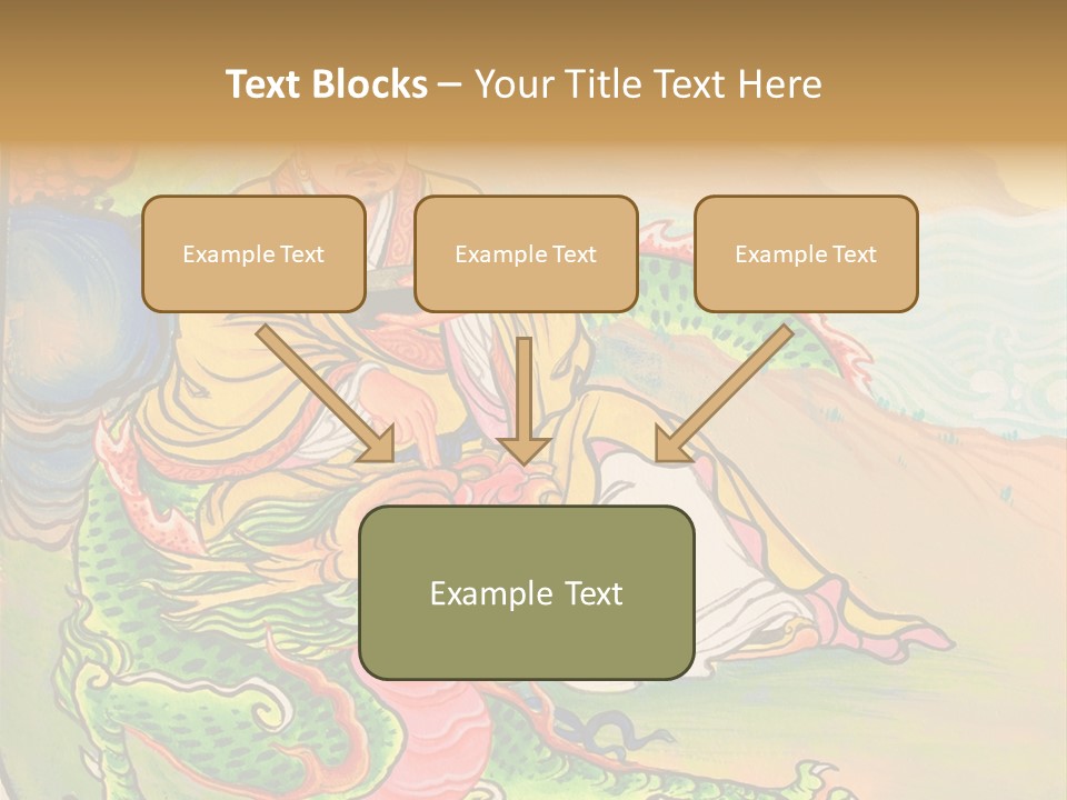Buddhism Oriental Religion PowerPoint Template