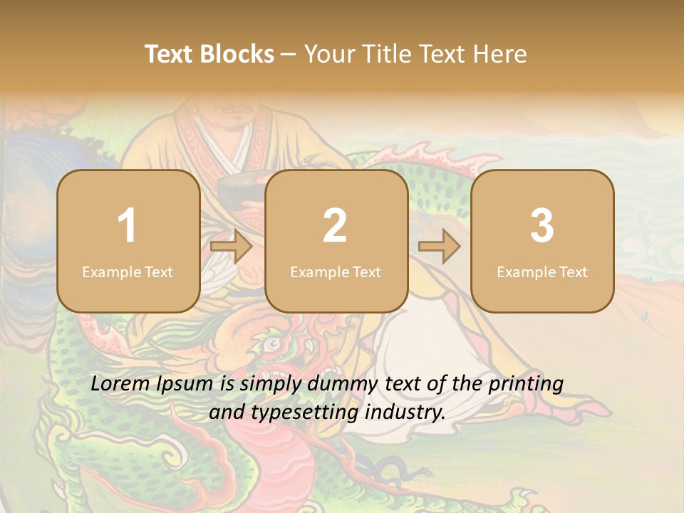 Buddhism Oriental Religion PowerPoint Template