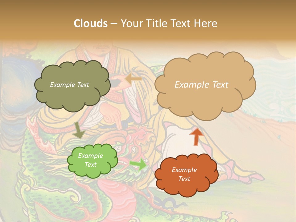 Buddhism Oriental Religion PowerPoint Template