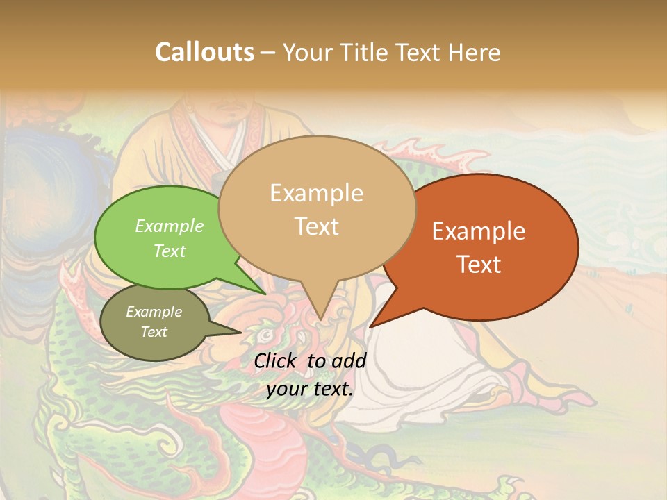 Buddhism Oriental Religion PowerPoint Template