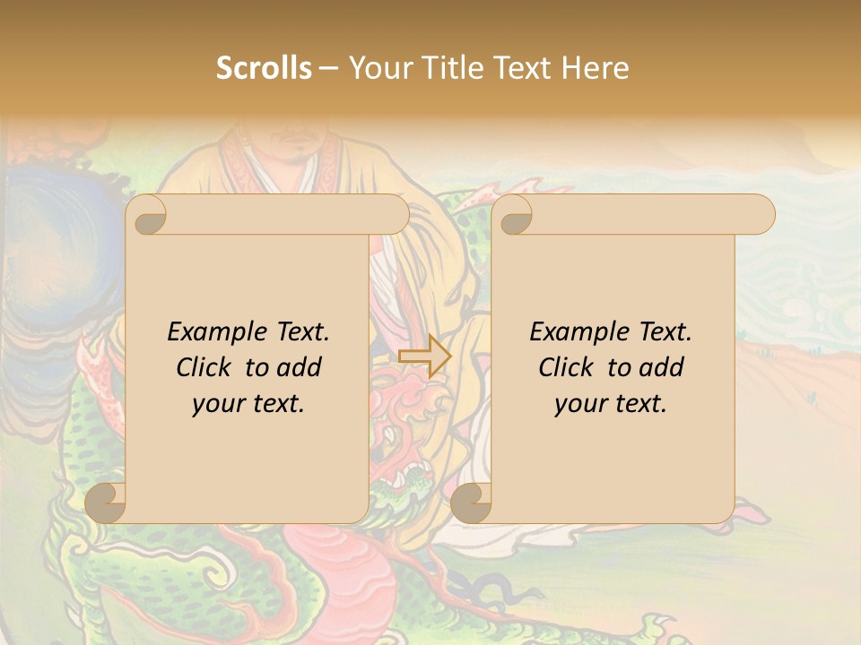 Buddhism Oriental Religion PowerPoint Template