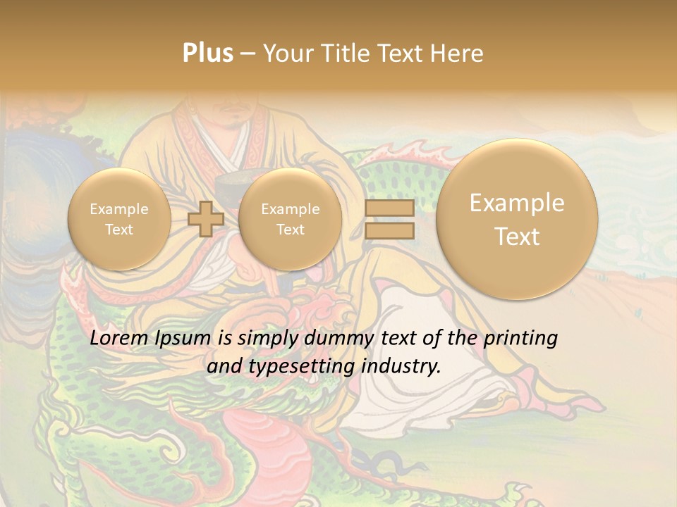 Buddhism Oriental Religion PowerPoint Template