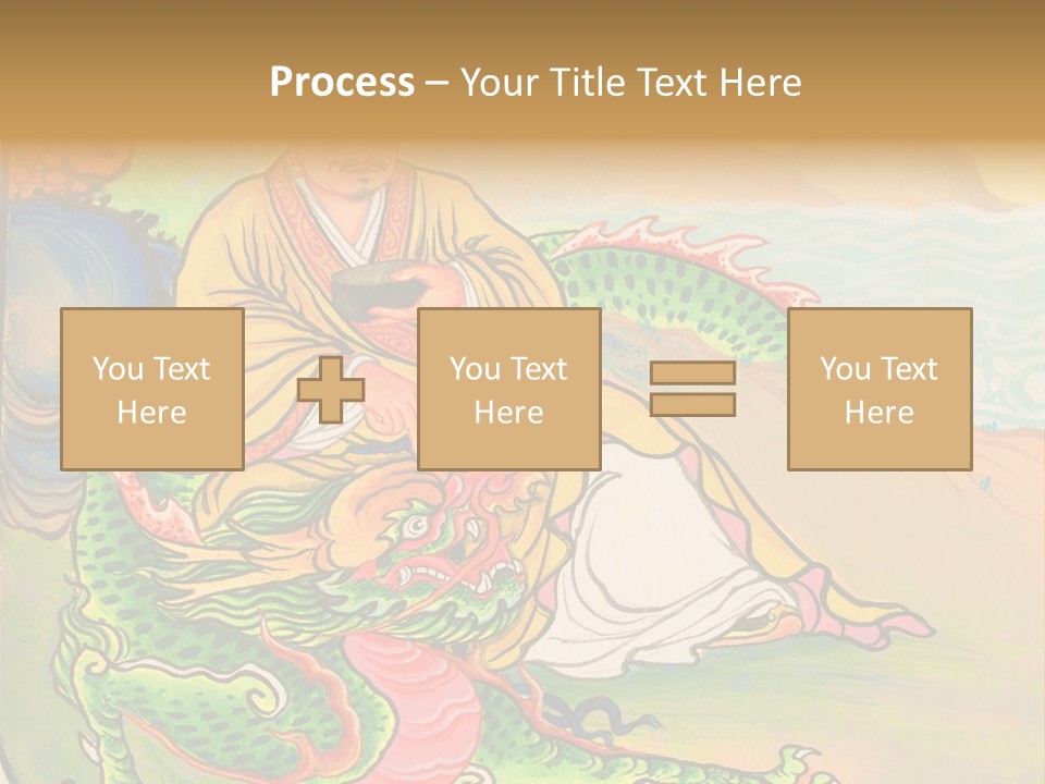 Buddhism Oriental Religion PowerPoint Template