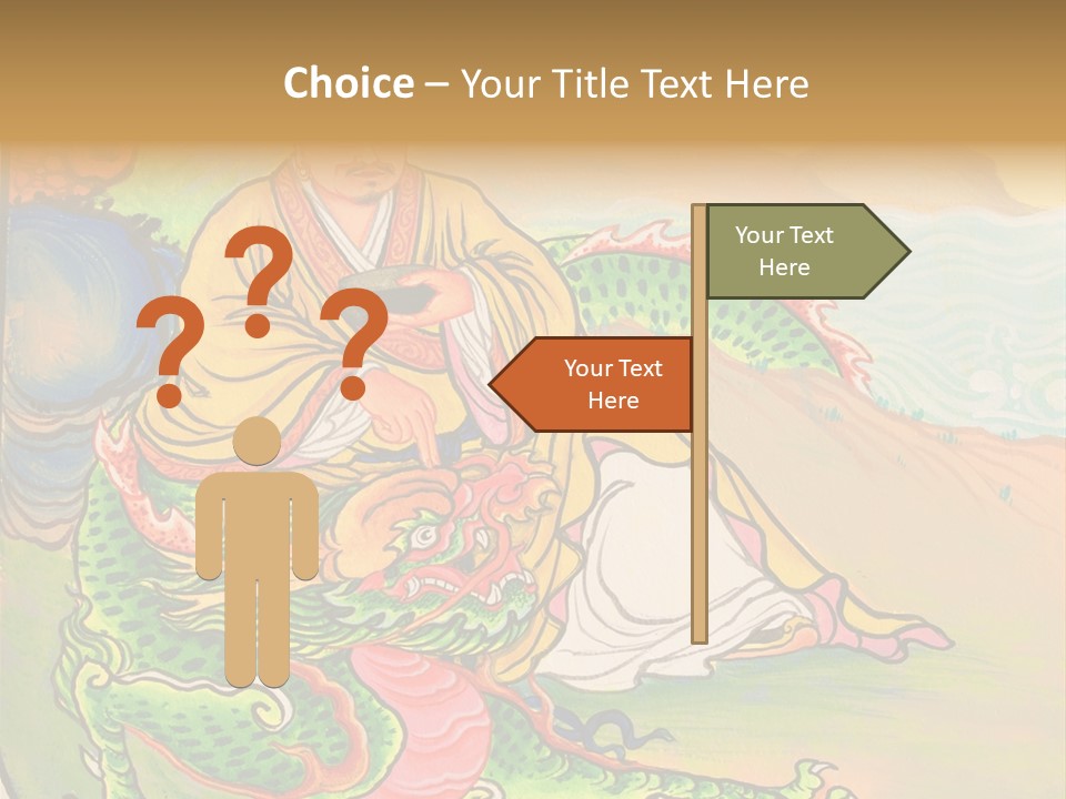 Buddhism Oriental Religion PowerPoint Template