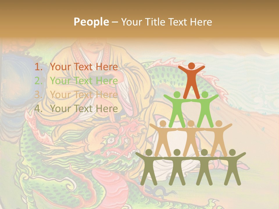 Buddhism Oriental Religion PowerPoint Template