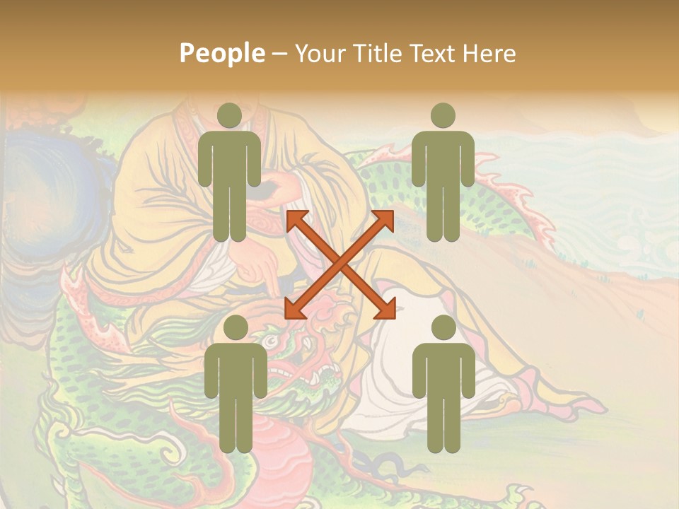 Buddhism Oriental Religion PowerPoint Template