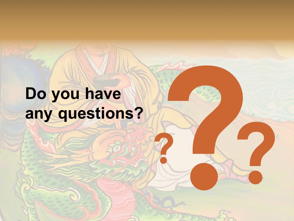 Buddhism Oriental Religion PowerPoint Template