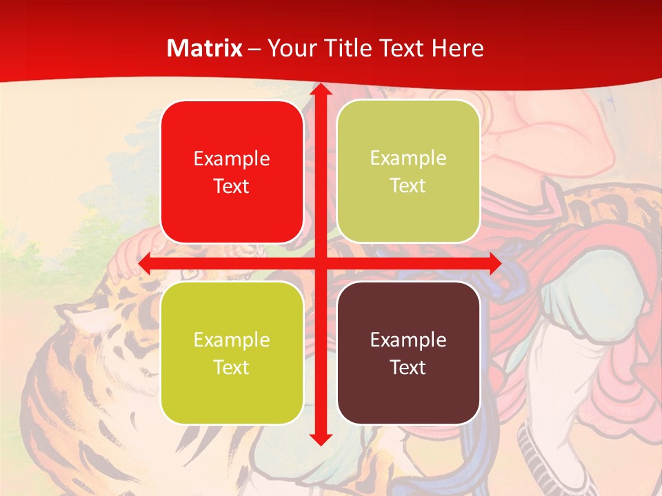 Golden Embossed Image PowerPoint Template