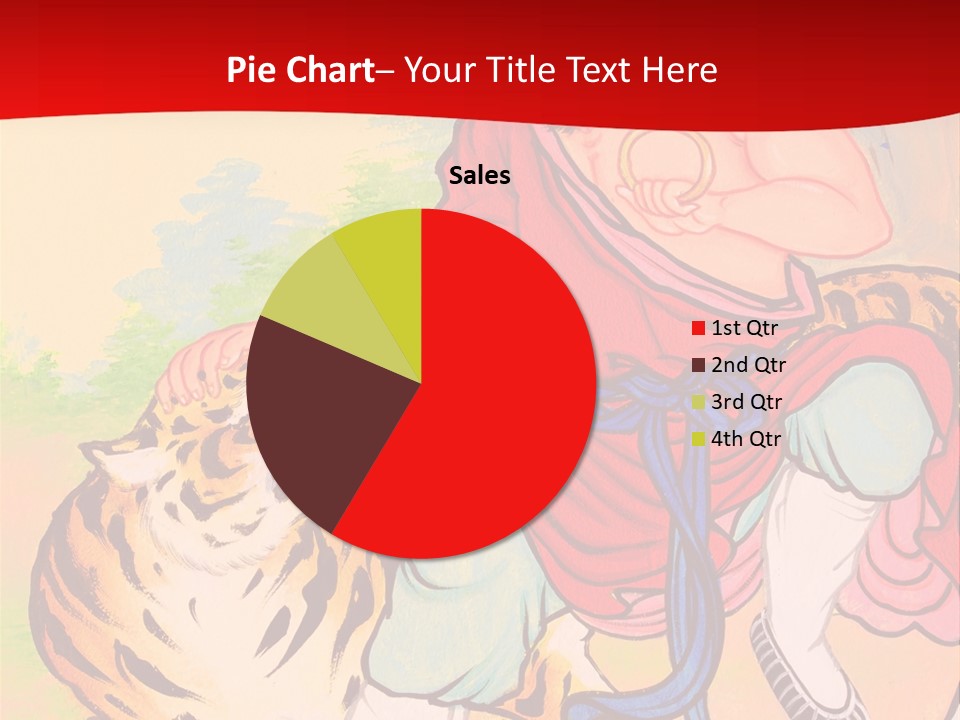 Golden Embossed Image PowerPoint Template