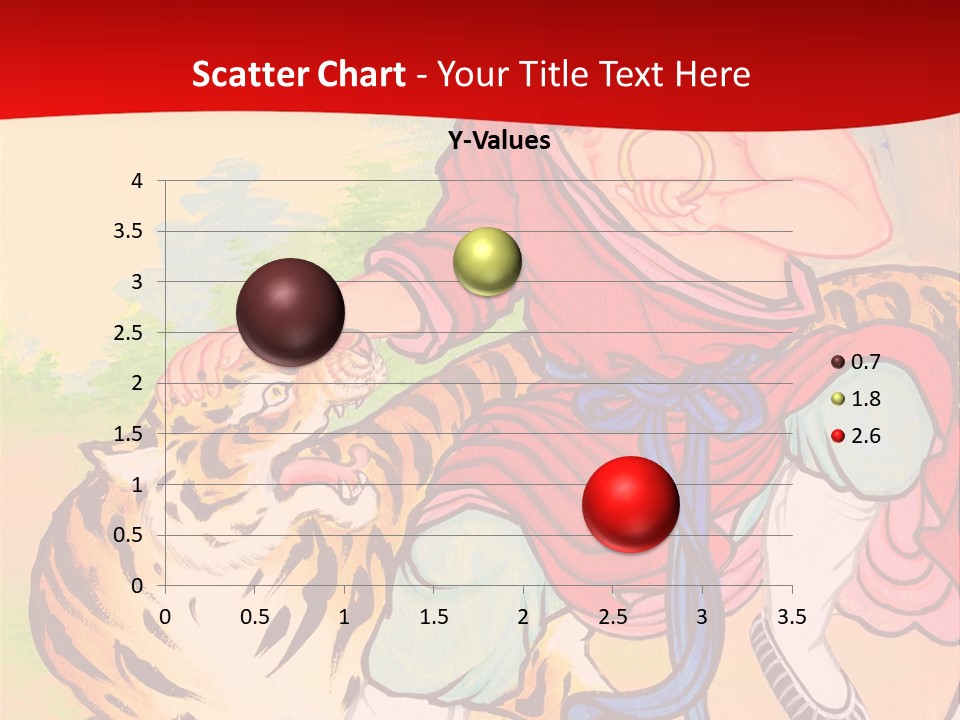 Golden Embossed Image PowerPoint Template