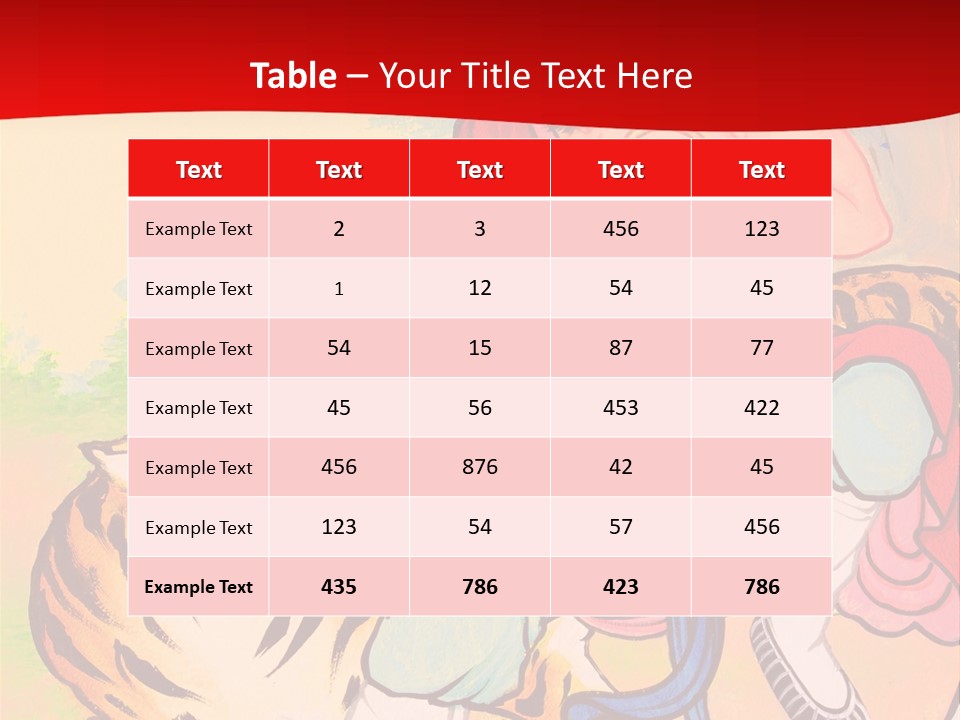 Golden Embossed Image PowerPoint Template