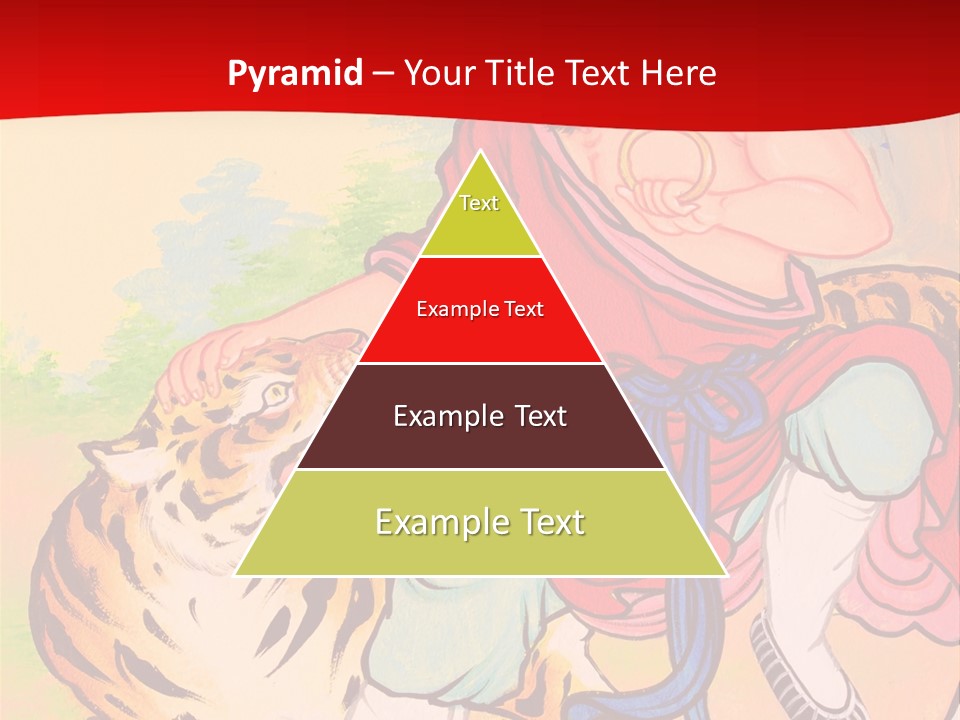 Golden Embossed Image PowerPoint Template