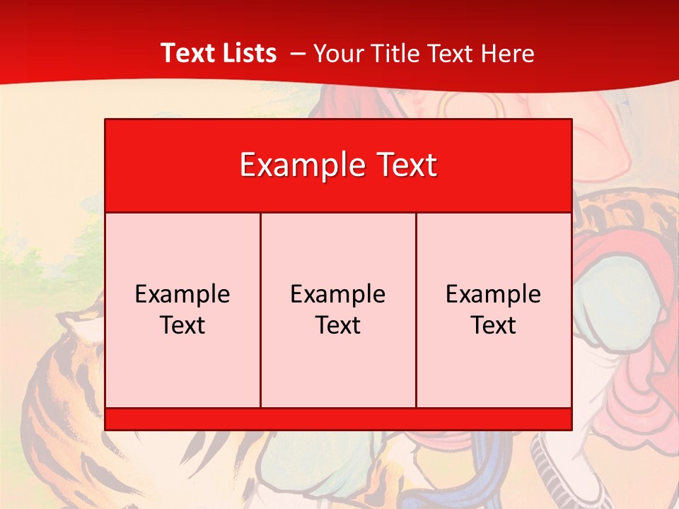 Golden Embossed Image PowerPoint Template