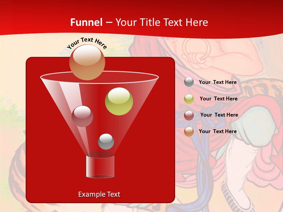 Golden Embossed Image PowerPoint Template