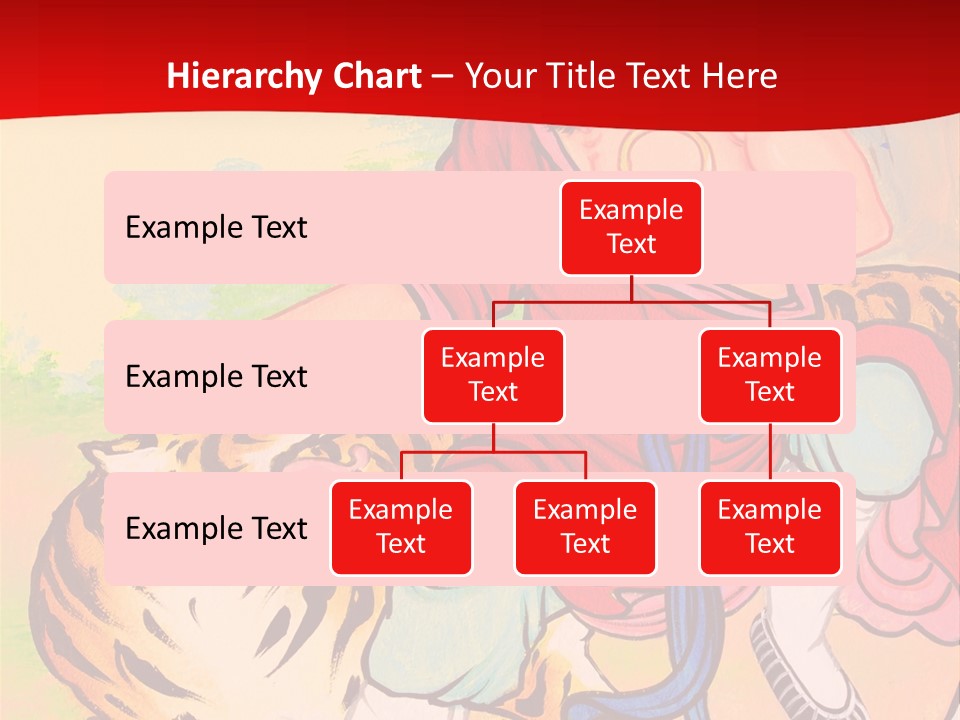 Golden Embossed Image PowerPoint Template