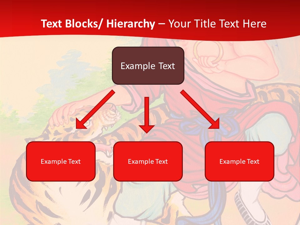 Golden Embossed Image PowerPoint Template