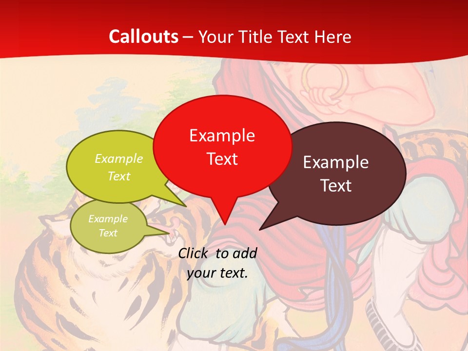 Golden Embossed Image PowerPoint Template