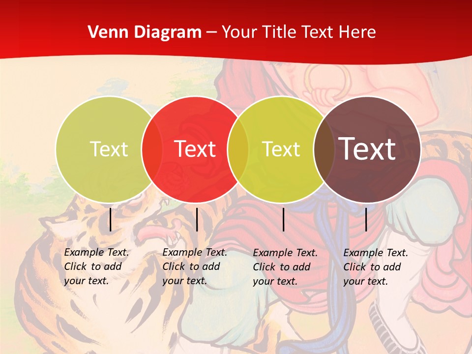 Golden Embossed Image PowerPoint Template