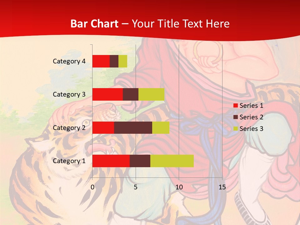 Golden Embossed Image PowerPoint Template