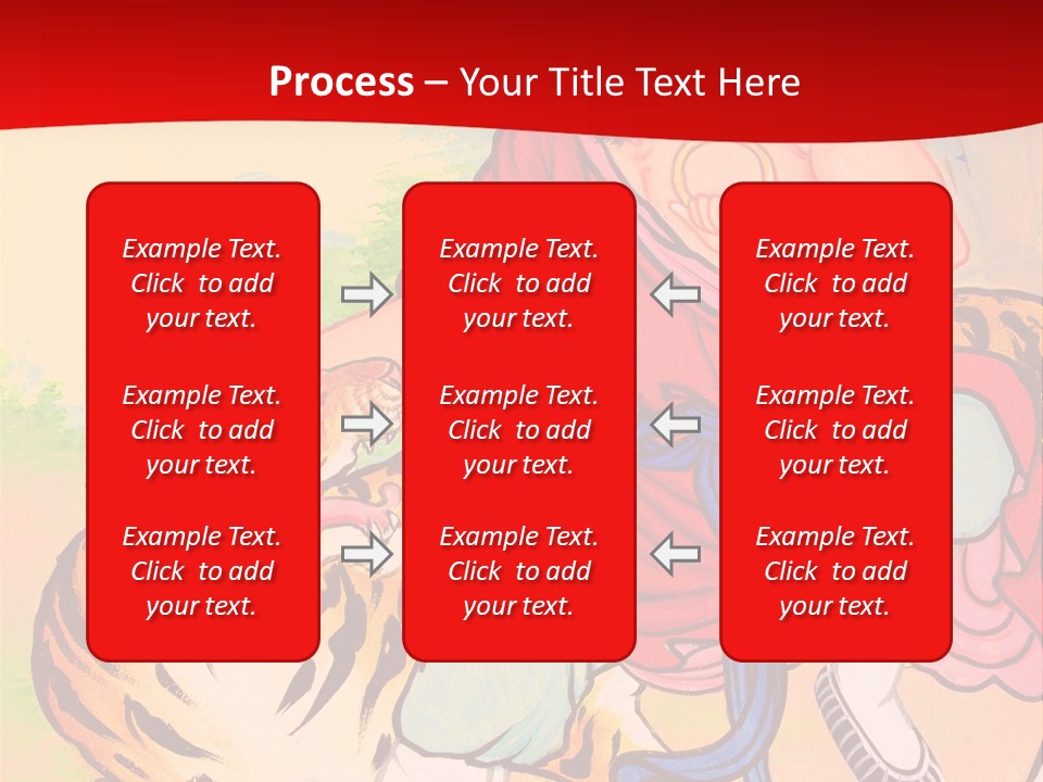 Golden Embossed Image PowerPoint Template
