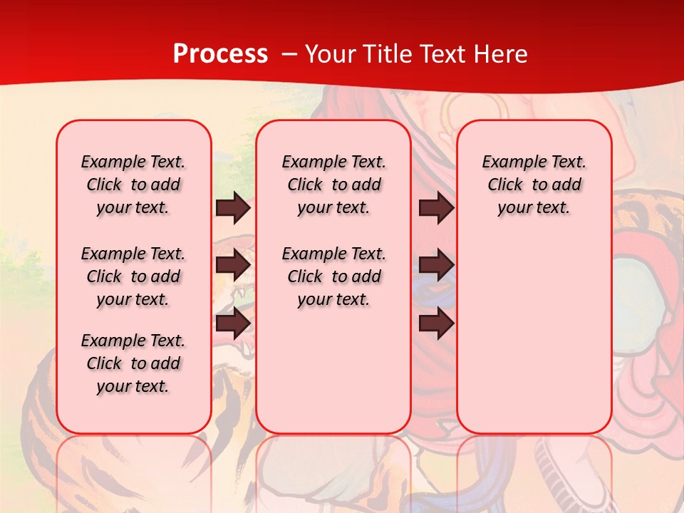 Golden Embossed Image PowerPoint Template