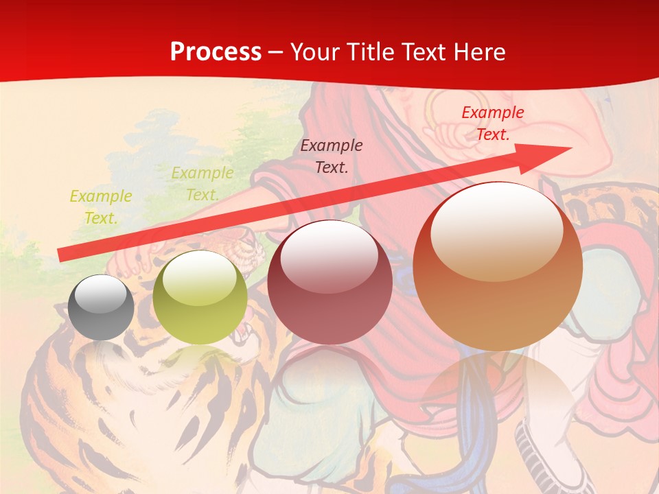 Golden Embossed Image PowerPoint Template