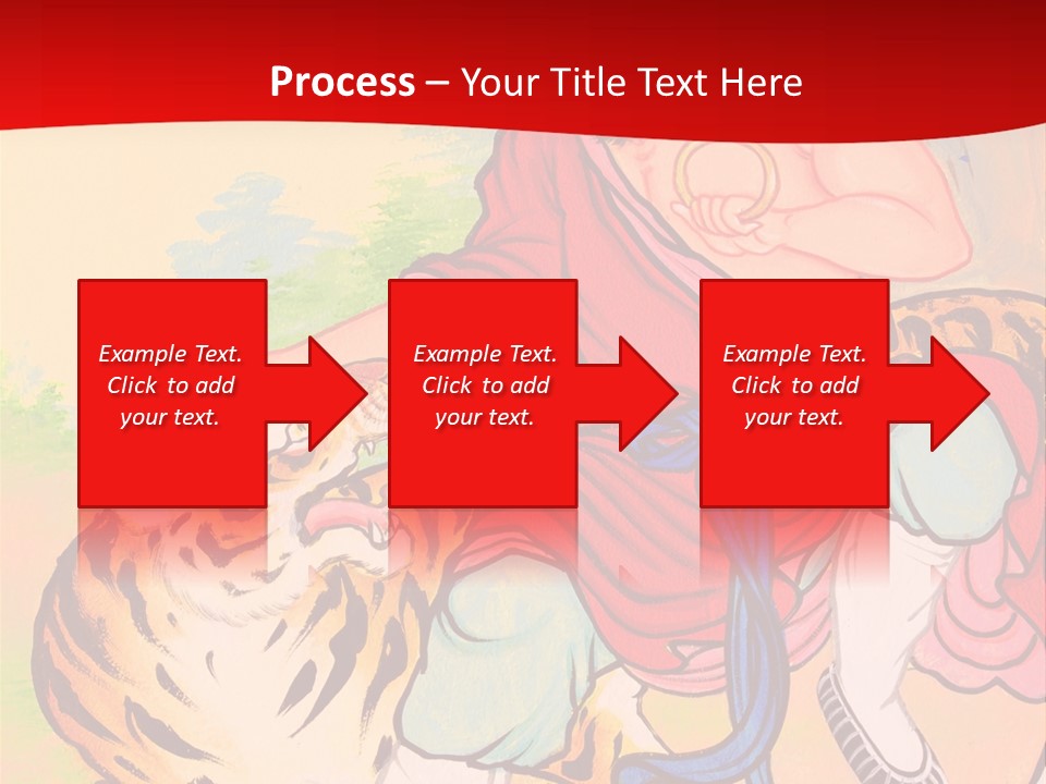 Golden Embossed Image PowerPoint Template