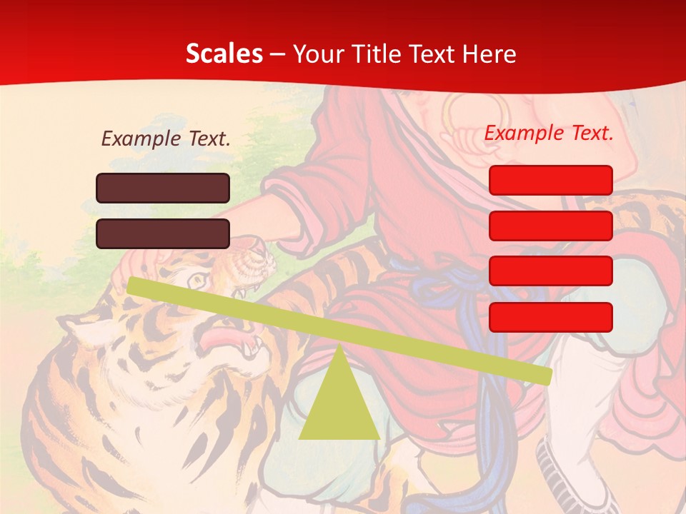 Golden Embossed Image PowerPoint Template