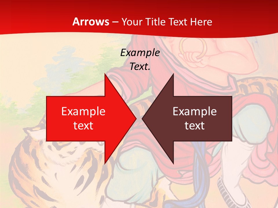 Golden Embossed Image PowerPoint Template