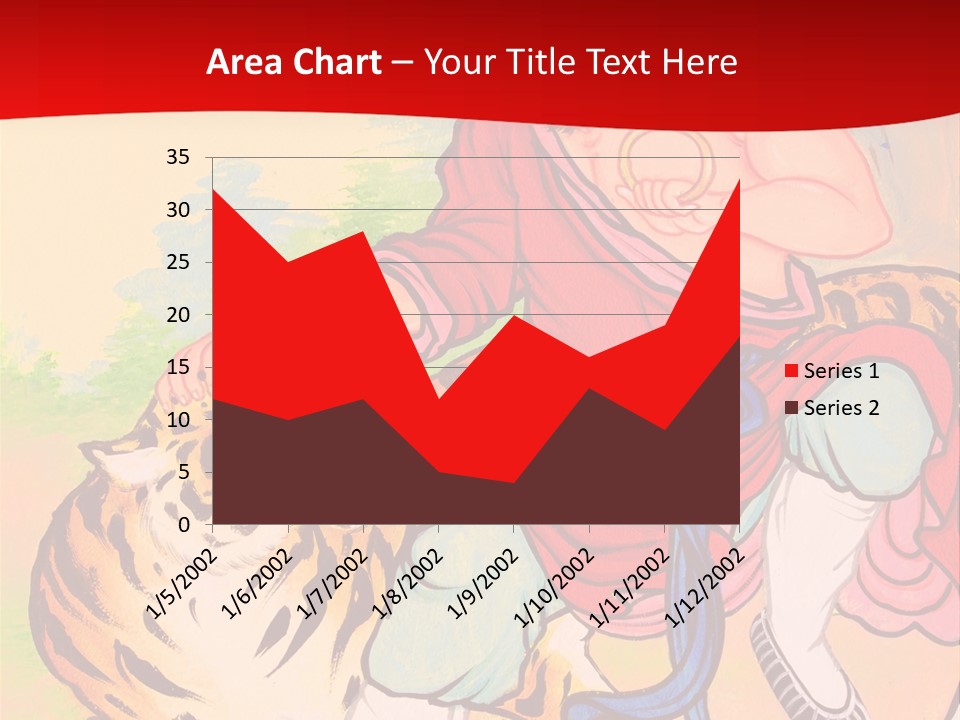 Golden Embossed Image PowerPoint Template