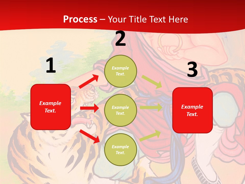 Golden Embossed Image PowerPoint Template