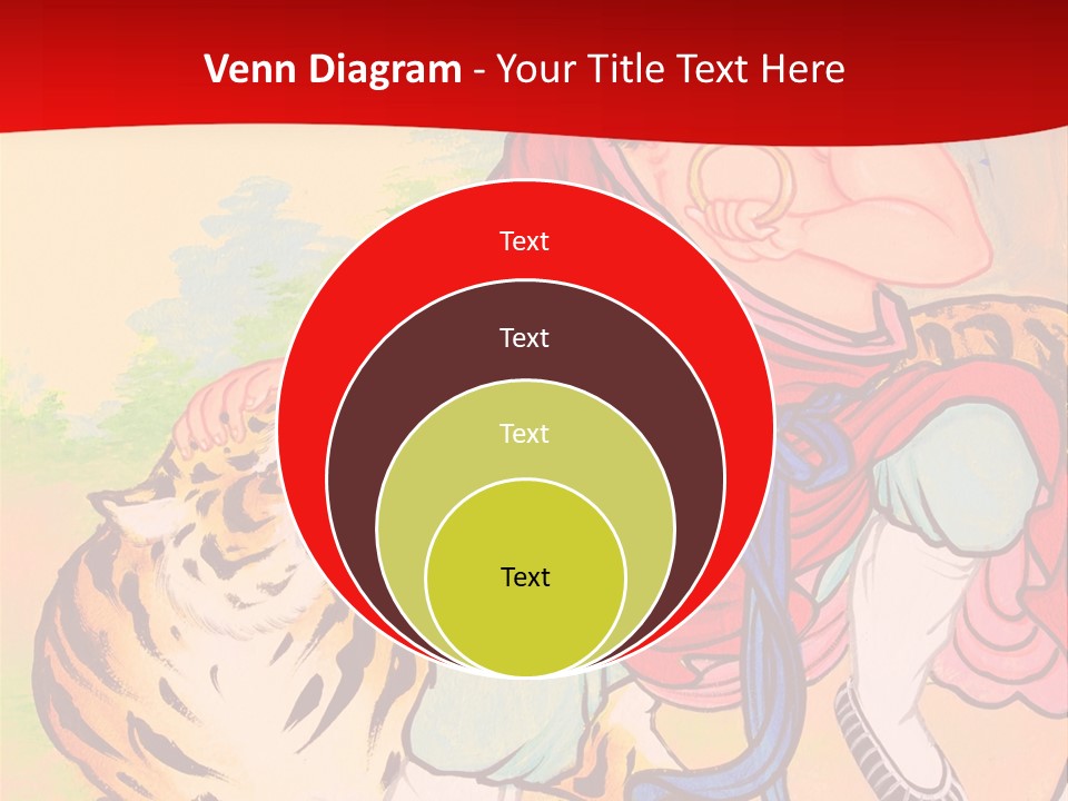 Golden Embossed Image PowerPoint Template