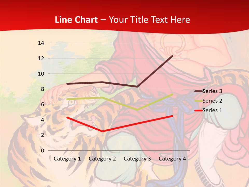 Golden Embossed Image PowerPoint Template