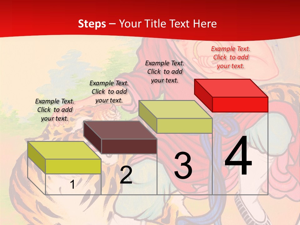 Golden Embossed Image PowerPoint Template