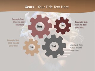 Blond Portrait Fresh PowerPoint Template