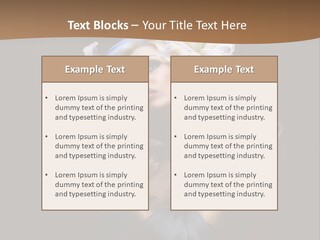 Blond Portrait Fresh PowerPoint Template