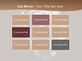 Blond Portrait Fresh PowerPoint Template