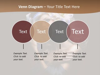Blond Portrait Fresh PowerPoint Template