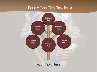 Blond Portrait Fresh PowerPoint Template