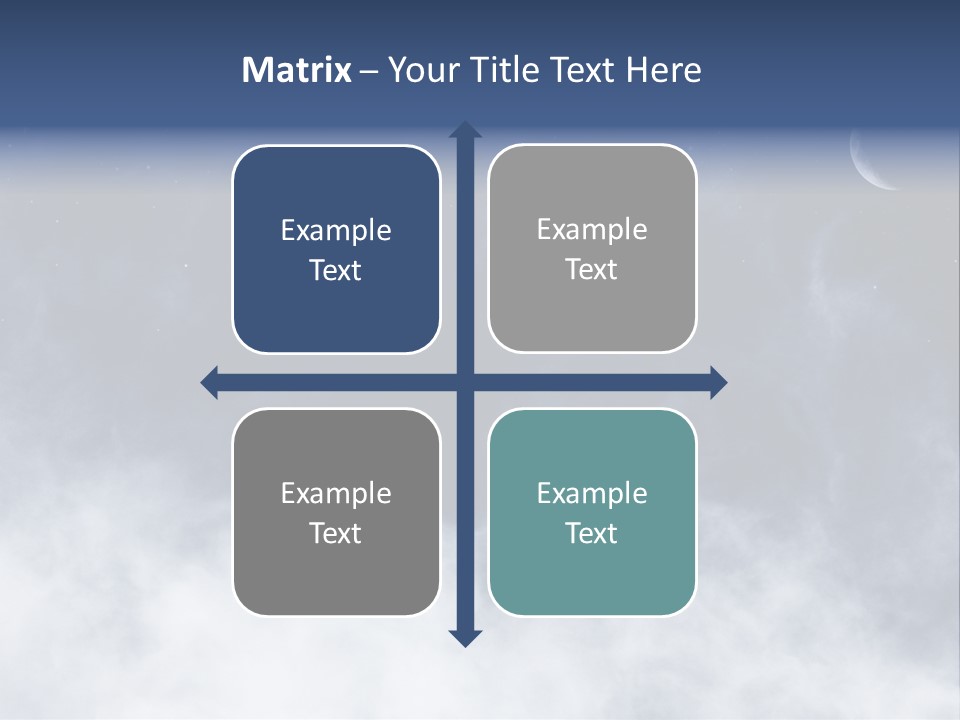 Dramatic Cloud Cloudscape PowerPoint Template
