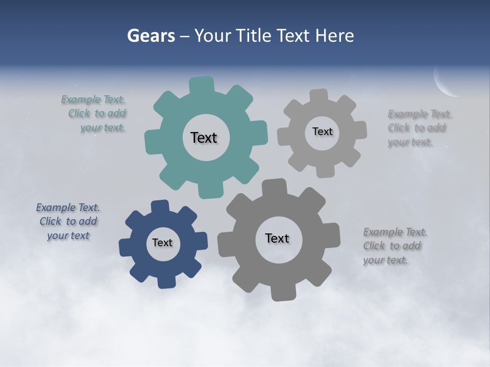 Dramatic Cloud Cloudscape PowerPoint Template