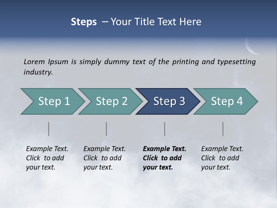 Dramatic Cloud Cloudscape PowerPoint Template